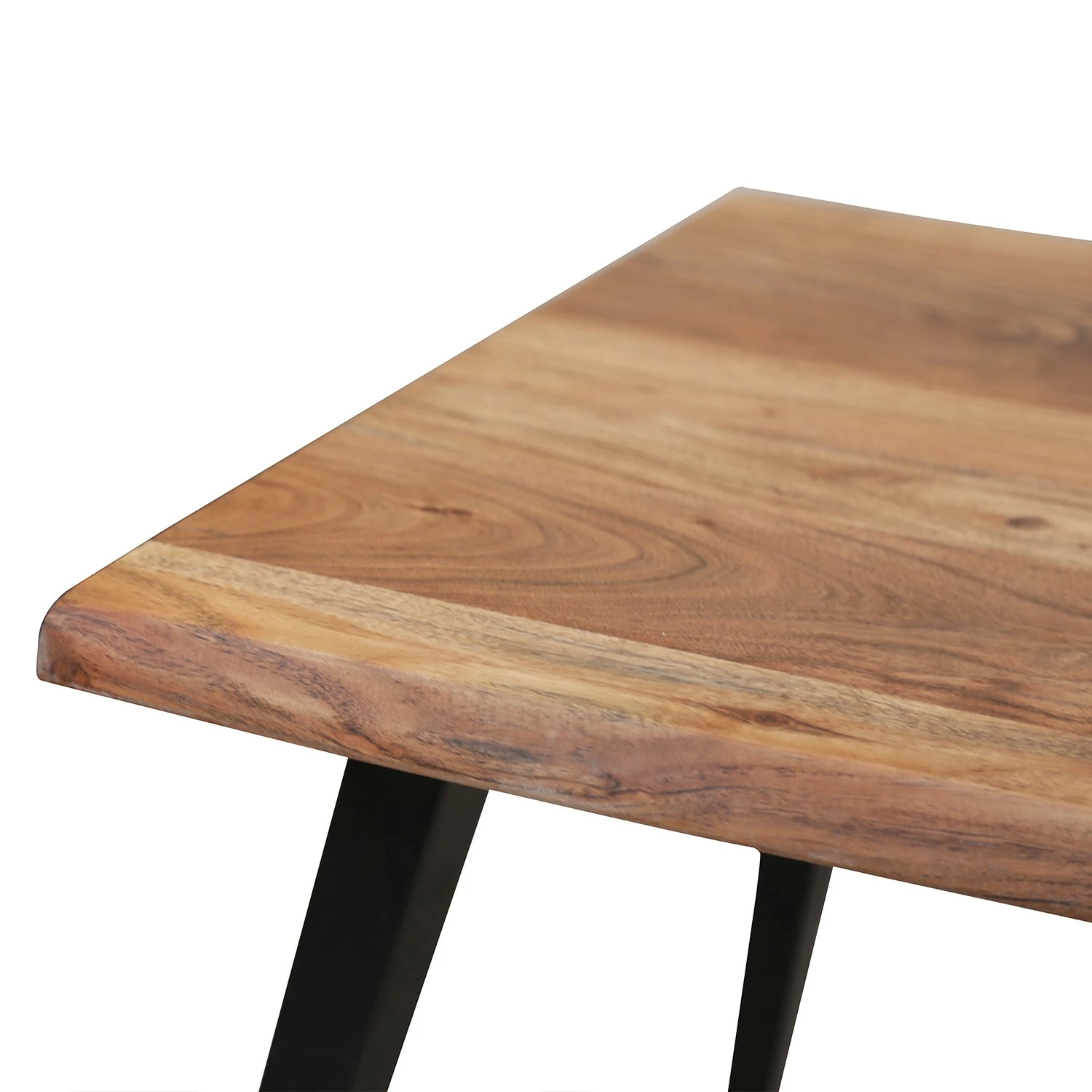 Fredriks Couchtisch Berapi - Akazie massiv / Metall - Akazie / Schwarz 4 Fredriks Couchtisch Berapi - Akazie massiv / Metall - Akazie / Schwarz – Bild 4