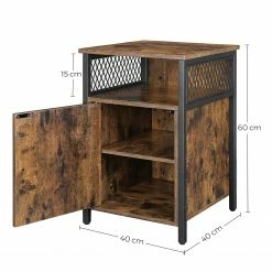 Red Living Beistelltisch Morristown - Braun / Schwarz -Wohnzimmermöbel boutique en ligne 1000283937 210813 06353800045 SKETCH DETAILS P000000001000283937 sketch