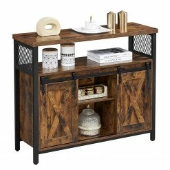 Red Living Kommode Hazlet II - Braun / Schwarz -Wohnzimmermöbel boutique en ligne 1000283942 210810 15023700067 DETAILS P000000001000283942