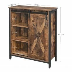 Red Living Kommode Hazlet III - Braun / Schwarz -Wohnzimmermöbel boutique en ligne 1000283948 210810 15023800099 SKETCH DETAILS P000000001000283948 sketch