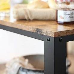 Red Living Beistelltisch Morristown II - Braun / Schwarz -Wohnzimmermöbel boutique en ligne 1000283976 210813 06355700259 DETAILS P000000001000283976