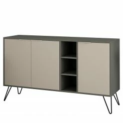 Loftscape Sideboard Caceres - Metall - Mocha / Grau