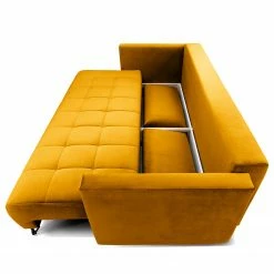 Loftscape Schlafsofa Bristol - Samt - Samt Ravi: Senfgelb -Wohnzimmermöbel boutique en ligne 1000284406 210810 14504700054 DETAILS P000000001000284406