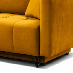 Loftscape Schlafsofa Bristol - Samt - Samt Ravi: Senfgelb -Wohnzimmermöbel boutique en ligne 1000284406 210810 14504700059 DETAILS P000000001000284406