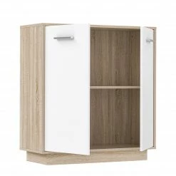 Loftscape Kommode Aracala - Weiß / Eiche Sonoma Dekor 7 Loftscape Kommode Aracala - Weiß / Eiche Sonoma Dekor -Wohnzimmermöbel boutique en ligne 1000285707 210813 14521500065 DETAILS P000000001000285707