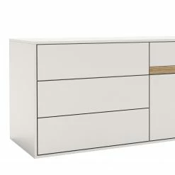 GWINNER Lowboard Calea I - Echtholzfurnier - Matt Weiß / Eiche - Schublade links 7 GWINNER Lowboard Calea I - Echtholzfurnier - Matt Weiß / Eiche - Schublade links -Wohnzimmermöbel boutique en ligne 1000285808 211117 16012200050 DETAILS P000000001000285808