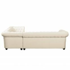 Ridgevalley Ecksofa Denzel - Webstoff Sogol: Creme - 265 x 265 cm - Gleichschenklig -Wohnzimmermöbel boutique en ligne 1000287616 210910 11434900634 DETAILS P000000001000287616