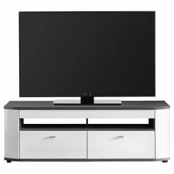 Loftscape TV-Lowboard Intento I - Hochglanz Weiß / Anthrazit -Wohnzimmermöbel boutique en ligne 1000288184 210827 12095500037 DETAILS P000000001000288184