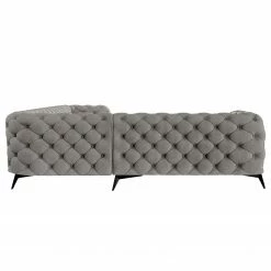 Ecksofa Laviva VI - Samt Ravi: Taupe - 323 x 262 cm -Wohnzimmermöbel boutique en ligne 1000288833 210928 11415100263 DETAILS P000000001000288833