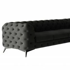 Jack & Alice Wohnlandschaft Laviva I - Samt Ravi: Anthrazit - Ausrichtung rechts 15 Jack & Alice Wohnlandschaft Laviva I - Samt Ravi: Anthrazit - Ausrichtung rechts -Wohnzimmermöbel boutique en ligne 1000288941 220325 050 DETAILS P000000001000288941