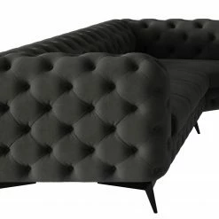 Jack & Alice Wohnlandschaft Laviva I - Samt Ravi: Anthrazit - Ausrichtung rechts 19 Jack & Alice Wohnlandschaft Laviva I - Samt Ravi: Anthrazit - Ausrichtung rechts -Wohnzimmermöbel boutique en ligne 1000288941 220325 090 DETAILS P000000001000288941