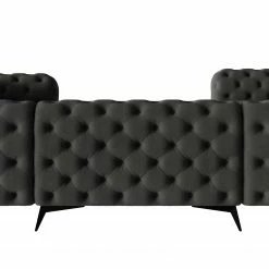 Jack & Alice Wohnlandschaft Laviva I - Samt Ravi: Anthrazit - Ausrichtung rechts 20 Jack & Alice Wohnlandschaft Laviva I - Samt Ravi: Anthrazit - Ausrichtung rechts -Wohnzimmermöbel boutique en ligne 1000288941 220325 100 DETAILS P000000001000288941