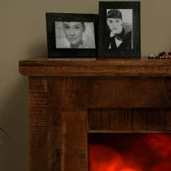 Naturoo Elektrokamin Mumbai - Braun -Wohnzimmermöbel boutique en ligne 1000289240 210908 06202000006 DETAILS P000000001000289240