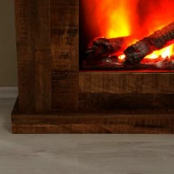 Naturoo Elektrokamin Mumbai - Braun -Wohnzimmermöbel boutique en ligne 1000289240 210908 06202000009 DETAILS P000000001000289240