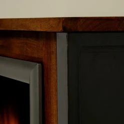 Red Living Elektrokamin Kalkutta - Mango massiv / Metall - Dunkelbraun 28 Red Living Elektrokamin Kalkutta - Mango massiv / Metall - Dunkelbraun -Wohnzimmermöbel boutique en ligne 1000289255 210908 06202200036 DETAILS P000000001000289255