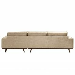Fredriks Ecksofa Jurga - Samt Tomi: Creme - Longchair davorstehend rechts -Wohnzimmermöbel boutique en ligne 1000291966 210927 13071100852 DETAILS P000000001000291966