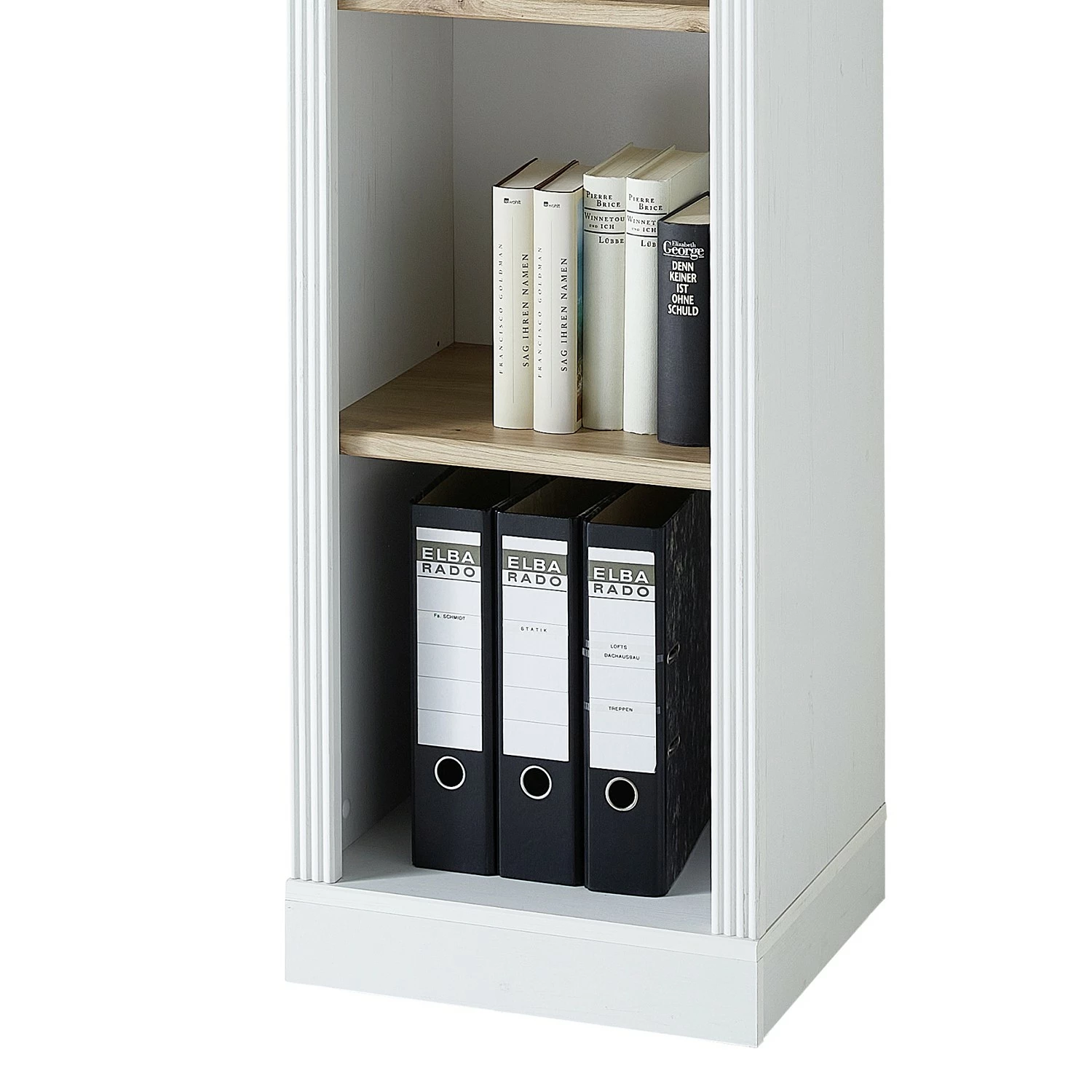 Ridgevalley Büroregal Jasmund II - Pinie Weiß Dekor 6 Ridgevalley Büroregal Jasmund II - Pinie Weiß Dekor – Bild 6