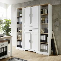 Ridgevalley Büroregal Jasmund II - Pinie Weiß Dekor 8 Ridgevalley Büroregal Jasmund II - Pinie Weiß Dekor -Wohnzimmermöbel boutique en ligne 1000293868 211020 085818000027 MOOD DETAILS P000000001000293868 mood