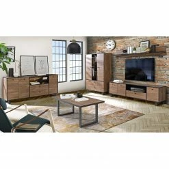 Red Living Wandboard Trylith - Eiche Rustikal Dekor / Schwarz -Wohnzimmermöbel boutique en ligne 1000295066 210924 14304600058 MOOD DETAILS P000000001000295066 mood