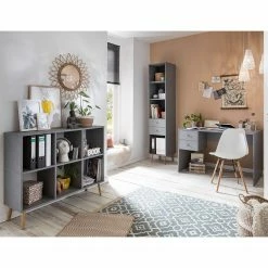 Schildmeyer Aktenregal Jonte - Grau / Eiche -Wohnzimmermöbel boutique en ligne 1000296210 210927 08194500045 MOOD DETAILS P000000001000296210 mood