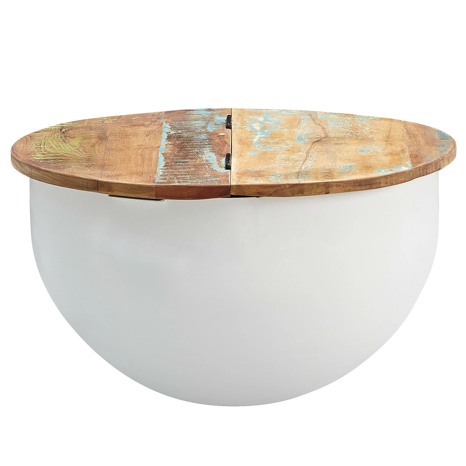 Ridgevalley Couchtisch Massaa III - Mango massiv / Metall - Mango / Weiß 1 Ridgevalley Couchtisch Massaa III - Mango massiv / Metall - Mango / Weiß