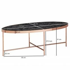 Red Living Couchtisch Lacaune - Glas / Metall - Marmor Schwarz Dekor -Wohnzimmermöbel boutique en ligne 1000296388 210929 06333100724 SKETCH DETAILS P000000001000296388 sketch