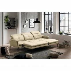 Loftscape Polsterhocker Bosley - Antiklederlook - Microfaser Priya: Hellgrau -Wohnzimmermöbel boutique en ligne 1000296646 211018 10231400067 MOOD DETAILS P000000001000296646 mood