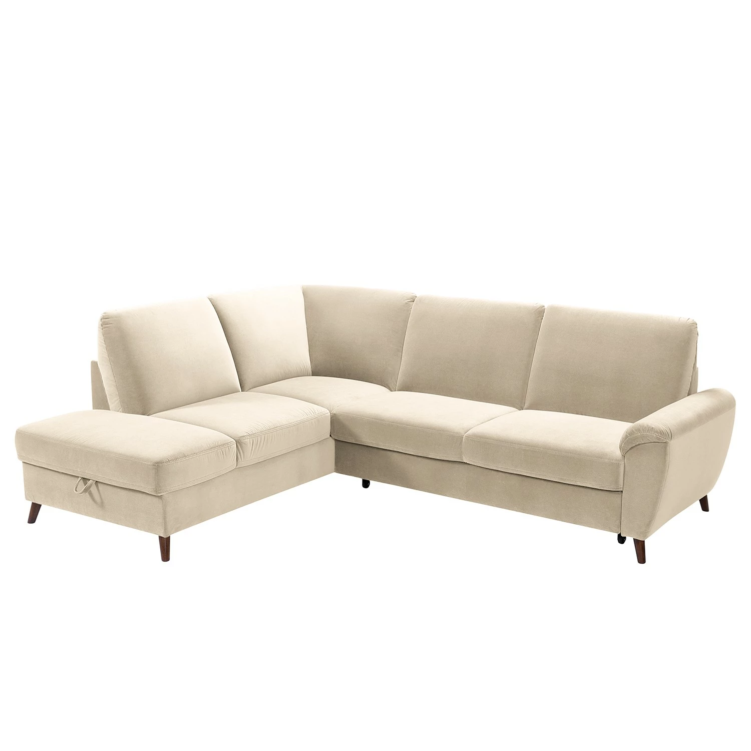 Loftscape Ecksofa Chanly - Microfaser Faria: Kashmir - Ottomane davorstehend links - Mit Schlaffunktion 1 Loftscape Ecksofa Chanly - Microfaser Faria: Kashmir - Ottomane davorstehend links - Mit Schlaffunktion