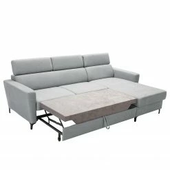 Fredriks Ecksofa Landaff I - Webstoff Sioma: Hellgrau - Longchair davorstehend rechts - Mit Schlaffunktion - Ohne Hocker 8 Fredriks Ecksofa Landaff I - Webstoff Sioma: Hellgrau - Longchair davorstehend rechts - Mit Schlaffunktion - Ohne Hocker -Wohnzimmermöbel boutique en ligne 1000296839 211018 10244801710 DETAILS P000000001000296839