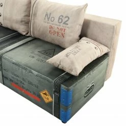 Mooved Schlafsofa Gabun - Flachgewebe - Grauweiß - Keine Unterfederung -Wohnzimmermöbel boutique en ligne 1000296934 211018 10252002296 DETAILS P000000001000296934