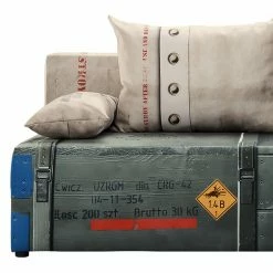 Mooved Schlafsofa Gabun - Flachgewebe - Grauweiß - Keine Unterfederung -Wohnzimmermöbel boutique en ligne 1000296934 211018 10252002318 DETAILS P000000001000296934