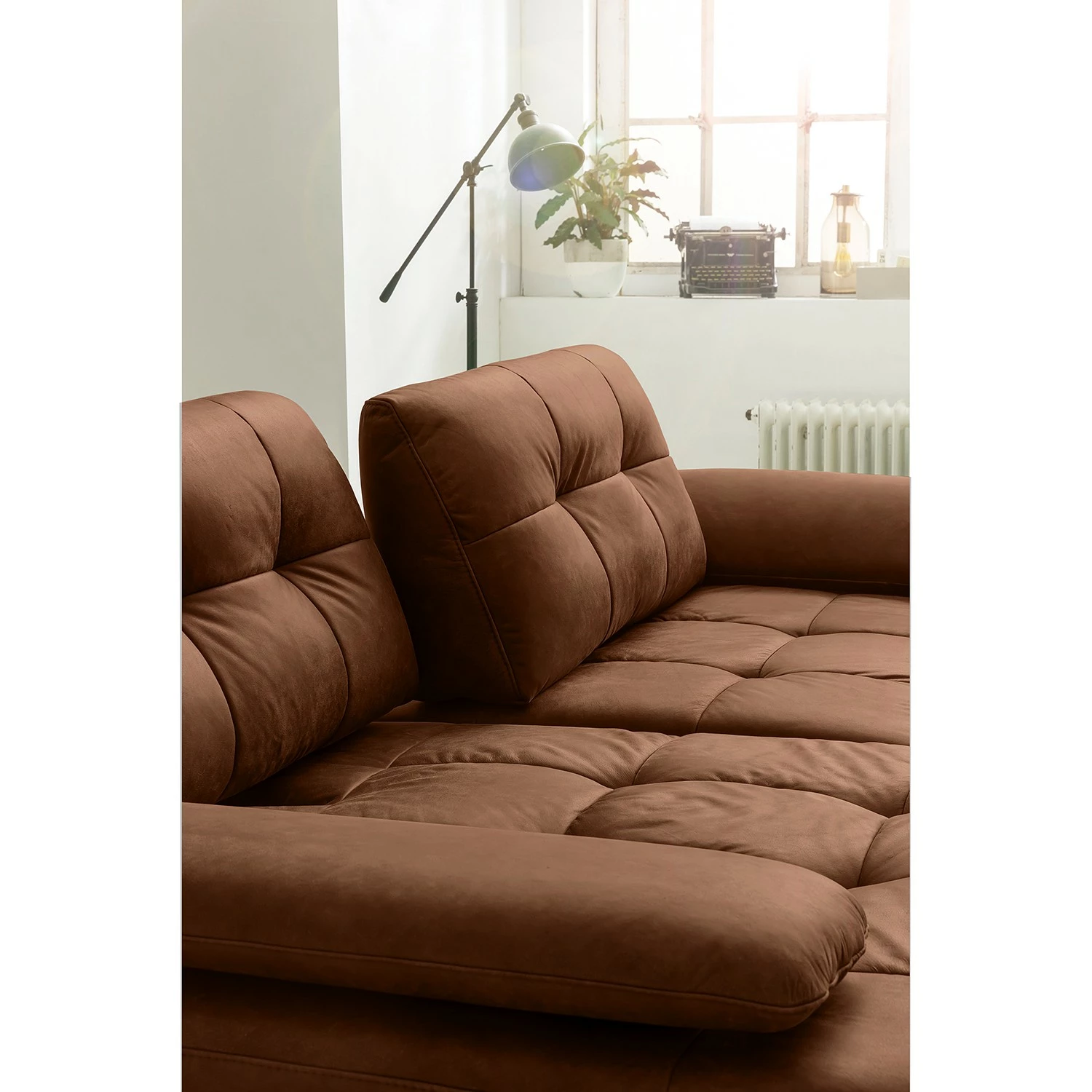 Fredriks Bigsofa Linville - Microfaser Torne: Rehbraun - Ohne Kopfstütze 6 Fredriks Bigsofa Linville - Microfaser Torne: Rehbraun - Ohne Kopfstütze – Bild 6