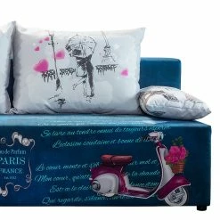 Mooved Schlafsofa Gabun - Flachgewebe - Blau / Weiß - Keine Unterfederung 16 Mooved Schlafsofa Gabun - Flachgewebe - Blau / Weiß - Keine Unterfederung -Wohnzimmermöbel boutique en ligne 1000296953 211018 10253002500 DETAILS P000000001000296953