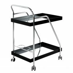 Loftscape Servierwagen Altamura - Glas / Metall - Schwarz / Chrom 9 Loftscape Servierwagen Altamura - Glas / Metall - Schwarz / Chrom -Wohnzimmermöbel boutique en ligne 1000297665 211005 07575300057 DETAILS P000000001000297665