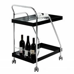 Loftscape Servierwagen Altamura - Glas / Metall - Schwarz / Chrom 10 Loftscape Servierwagen Altamura - Glas / Metall - Schwarz / Chrom -Wohnzimmermöbel boutique en ligne 1000297665 211005 07575300078 DETAILS P000000001000297665