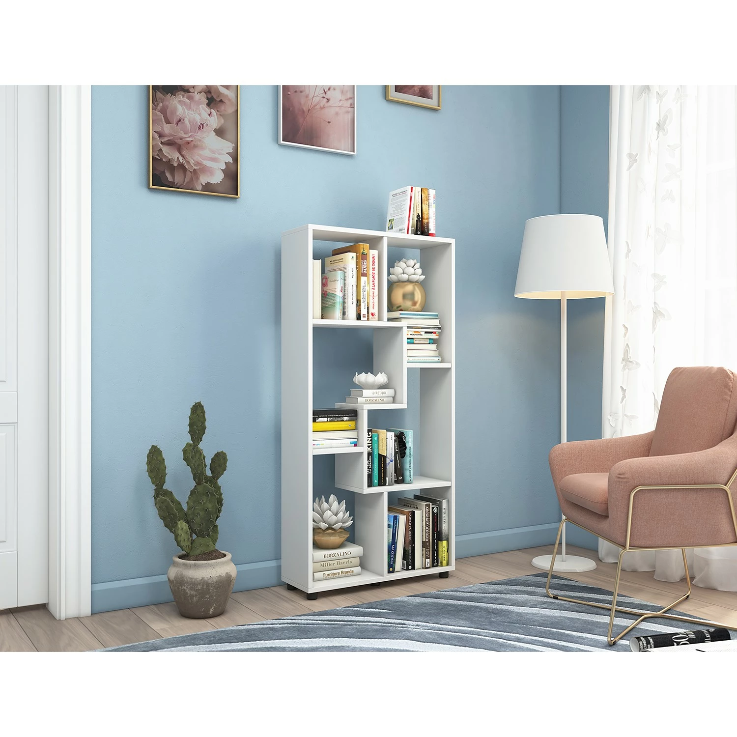 VCM Regal Blina - Weiß 2 VCM Regal Blina - Weiß – Bild 2