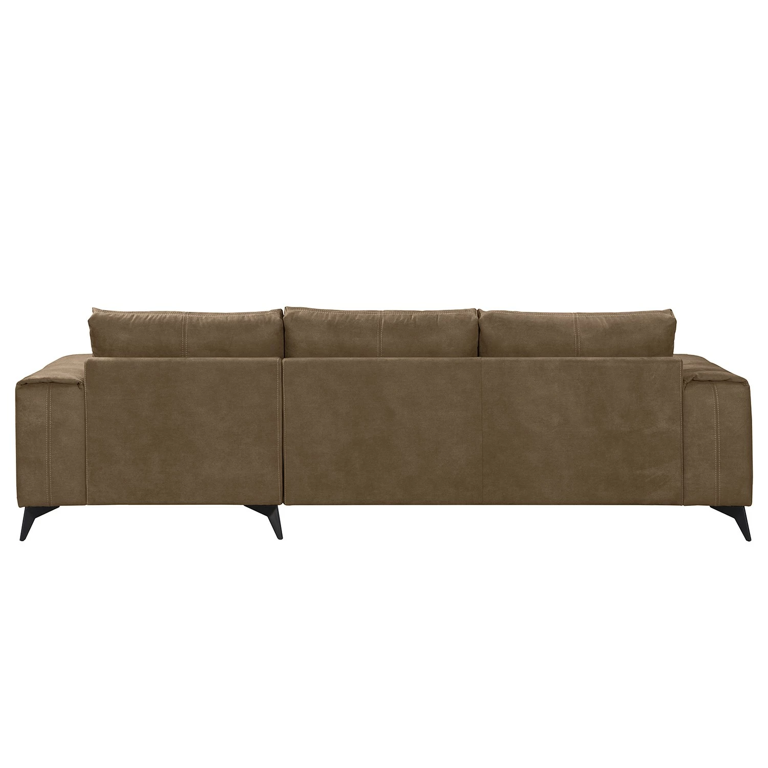 Loftscape Ecksofa Gatsby - Antiklederlook - Microfaser Zaira: Havanna - Longchair davorstehend rechts 2 Loftscape Ecksofa Gatsby - Antiklederlook - Microfaser Zaira: Havanna - Longchair davorstehend rechts – Bild 2