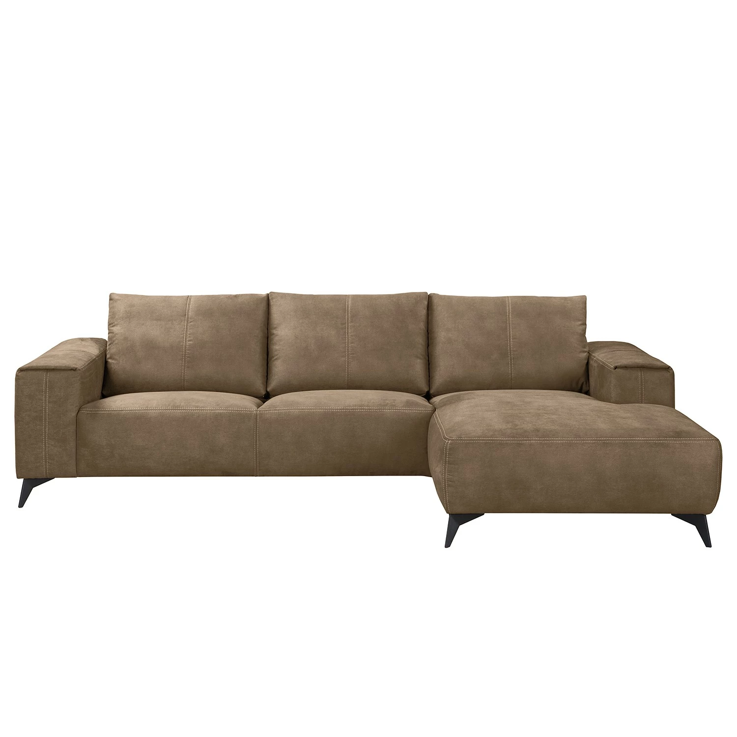 Loftscape Ecksofa Gatsby - Antiklederlook - Microfaser Zaira: Havanna - Longchair davorstehend rechts 6 Loftscape Ecksofa Gatsby - Antiklederlook - Microfaser Zaira: Havanna - Longchair davorstehend rechts – Bild 6