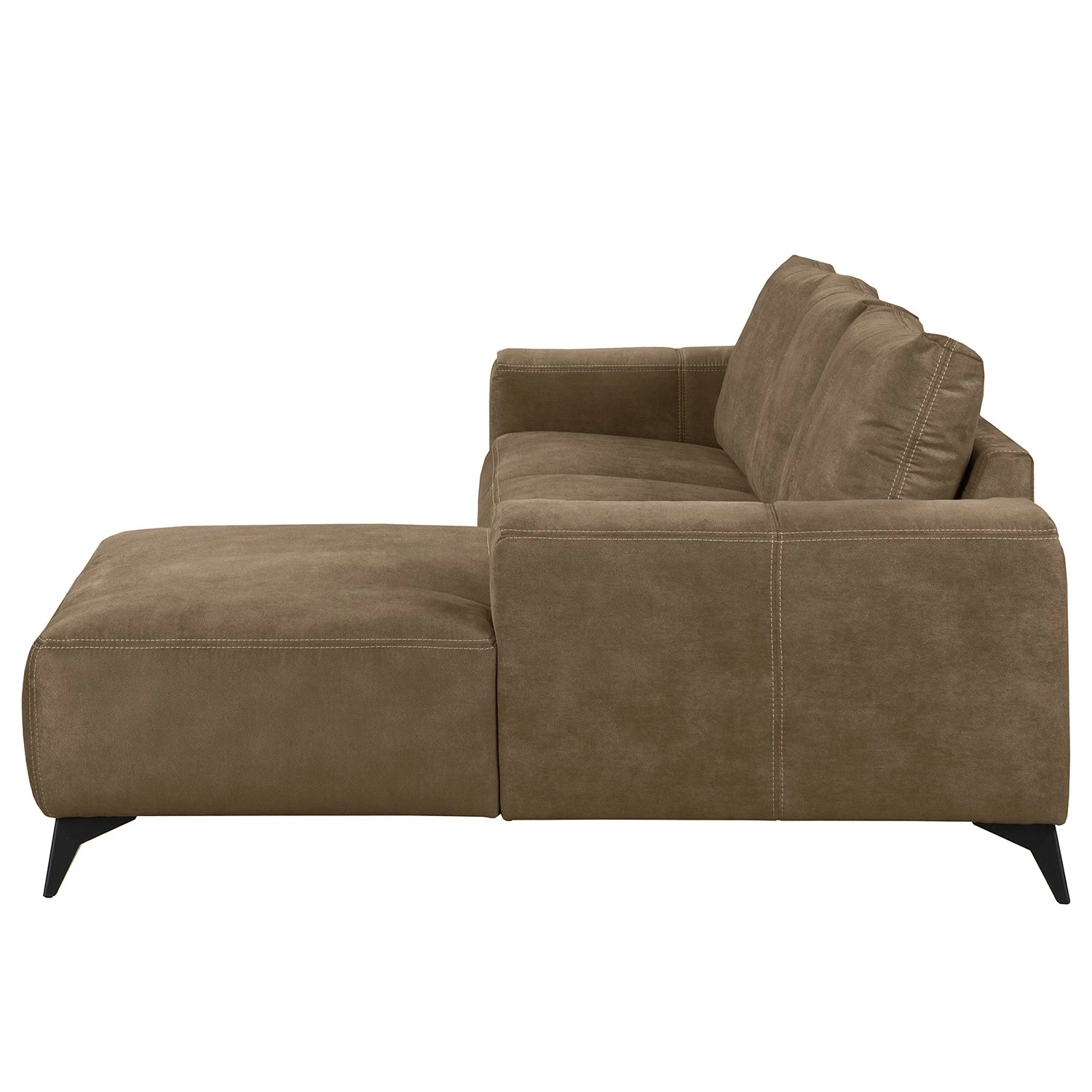 Loftscape Ecksofa Gatsby - Antiklederlook - Microfaser Zaira: Havanna - Longchair davorstehend rechts 7 Loftscape Ecksofa Gatsby - Antiklederlook - Microfaser Zaira: Havanna - Longchair davorstehend rechts – Bild 7