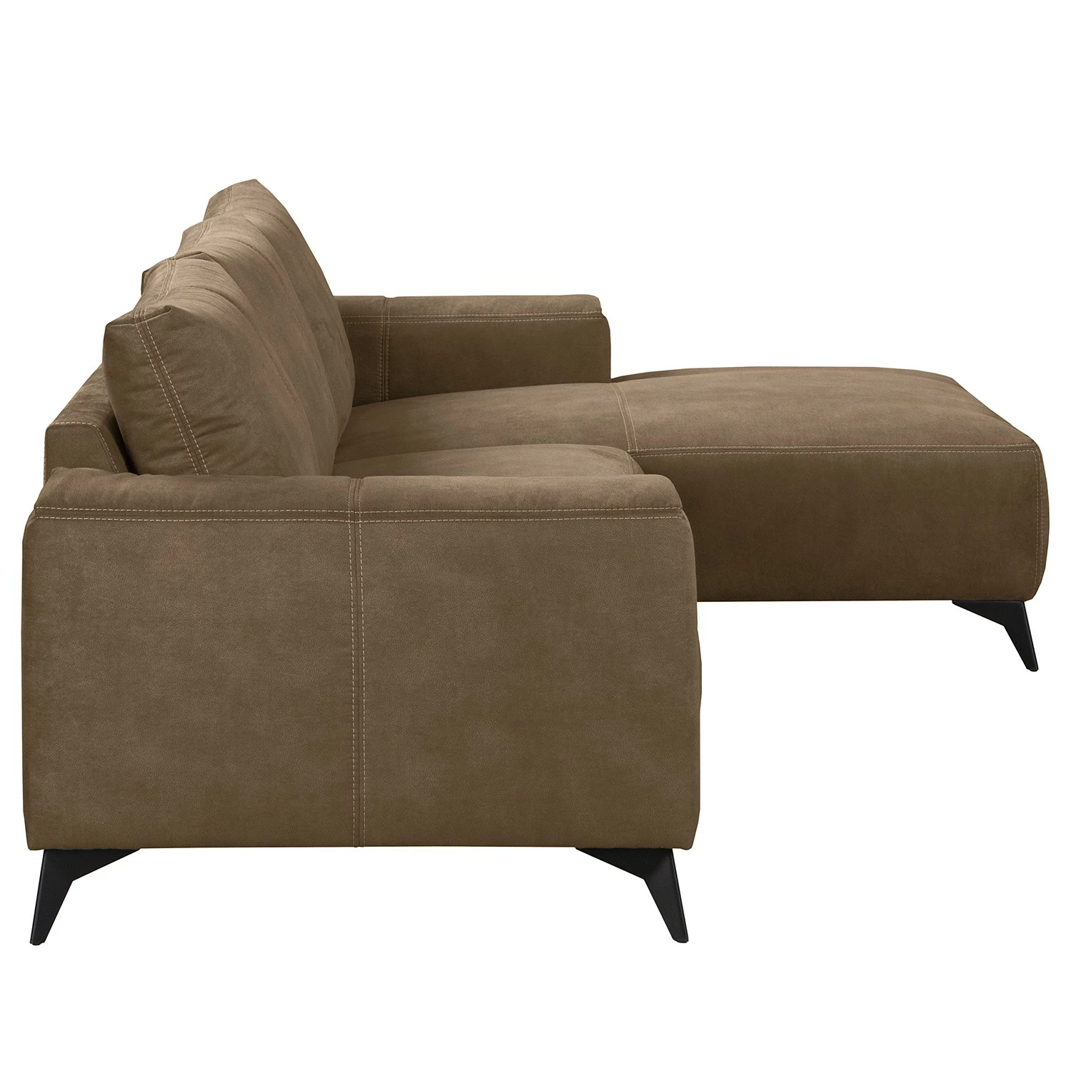 Loftscape Ecksofa Gatsby - Antiklederlook - Microfaser Zaira: Havanna - Longchair davorstehend rechts 8 Loftscape Ecksofa Gatsby - Antiklederlook - Microfaser Zaira: Havanna - Longchair davorstehend rechts – Bild 8
