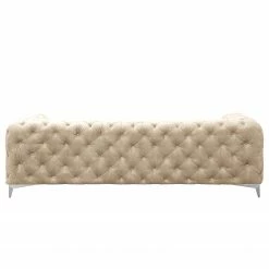 Red Living Sofa Merlin (3-Sitzer) - Samt Tomi: Creme -Wohnzimmermöbel boutique en ligne 1000298922 211214 18022801311 DETAILS P000000001000298922