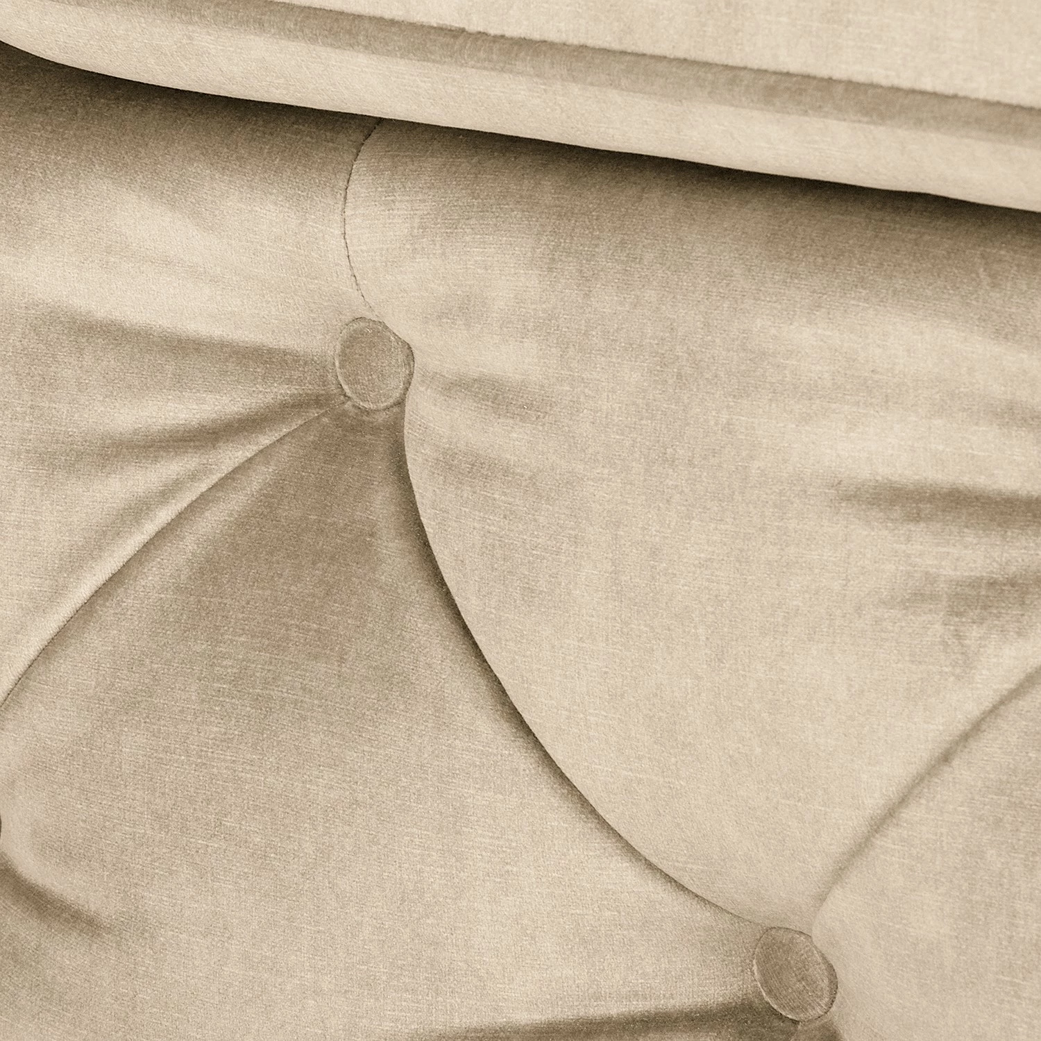 Red Living Ecksofa Grotta - Samt Tomi: Creme - Gleichschenklig - Ohne Schlaffunktion 9 Red Living Ecksofa Grotta - Samt Tomi: Creme - Gleichschenklig - Ohne Schlaffunktion – Bild 9