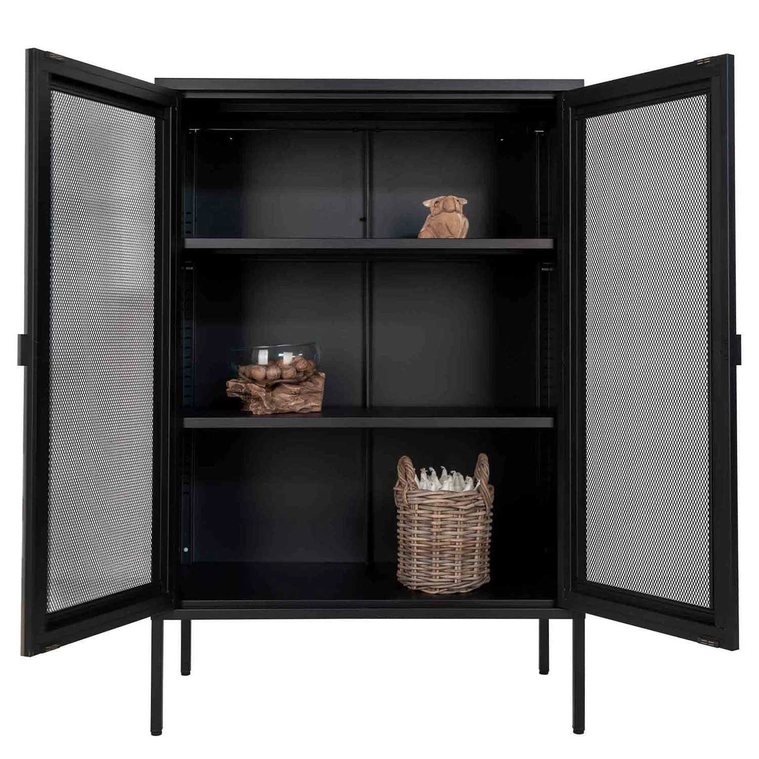 Red Living Kommode Moosh - Metall - Schwarz 6 Red Living Kommode Moosh - Metall - Schwarz – Bild 6