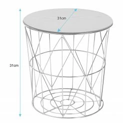 FLHF Beistelltisch Armina I - Akazie Dekor / Gold -Wohnzimmermöbel boutique en ligne 1000299477 211012 153411000536 SKETCH DETAILS P000000001000299477 sketch