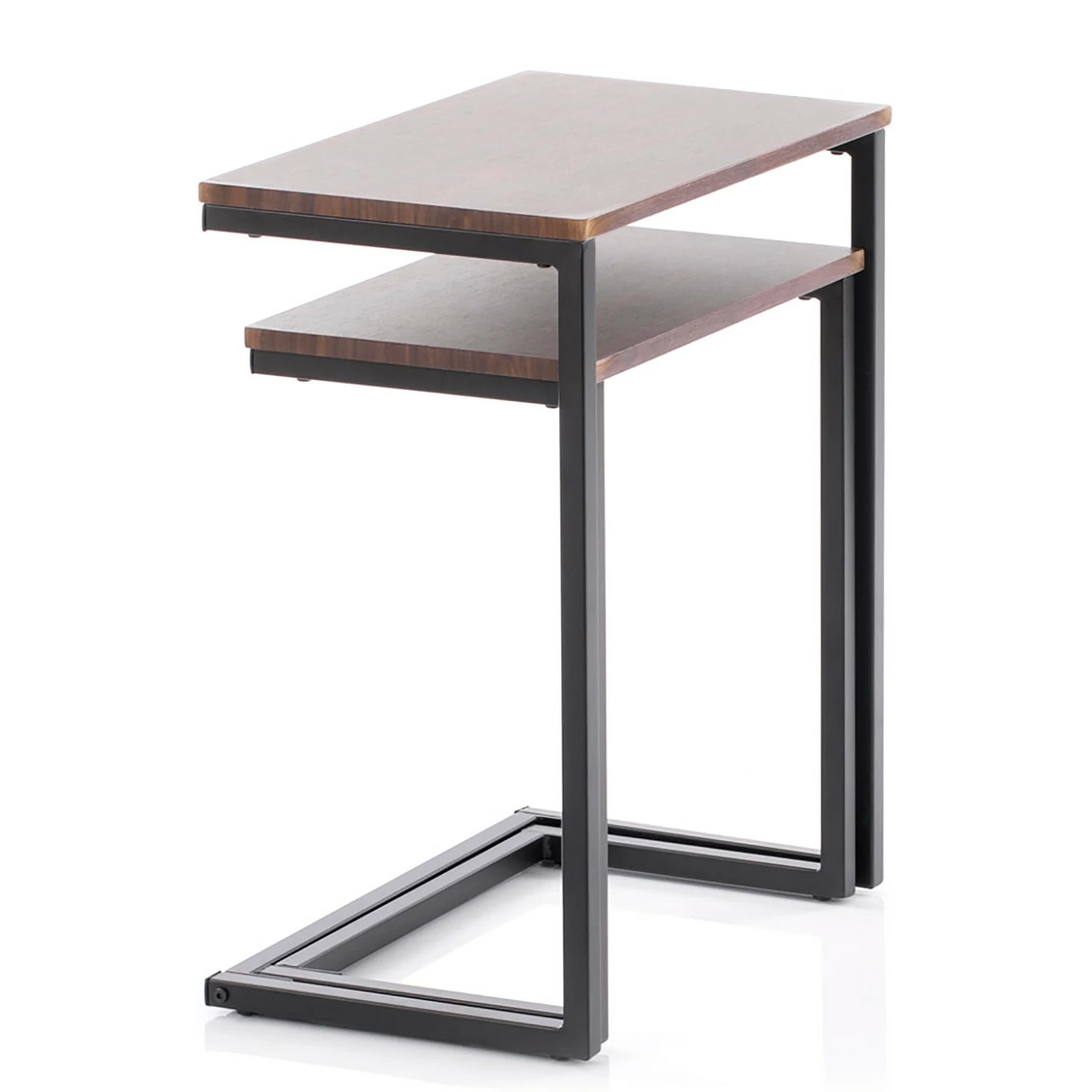 FLHF Beistelltisch Alt (2er-Set) - Walnuss Dekor 5 FLHF Beistelltisch Alt (2er-Set) - Walnuss Dekor – Bild 5