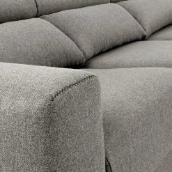 Loftscape Ecksofa Karrum - Chenille - Chenille Chaja: Hellgrau - Ottomane davorstehend rechts -Wohnzimmermöbel boutique en ligne 1000300363 211229 15021400200 DETAILS P000000001000300363