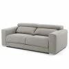 Loftscape Sofa Karrum (3-Sitzer) - Chenille - Chenille Chaja: Hellgrau