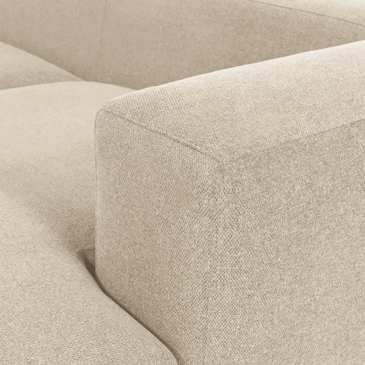 Loftscape Ecksofa Mandal II - Chenille Gratia: Beige - Longchair davorstehend rechts 9 Loftscape Ecksofa Mandal II - Chenille Gratia: Beige - Longchair davorstehend rechts – Bild 9