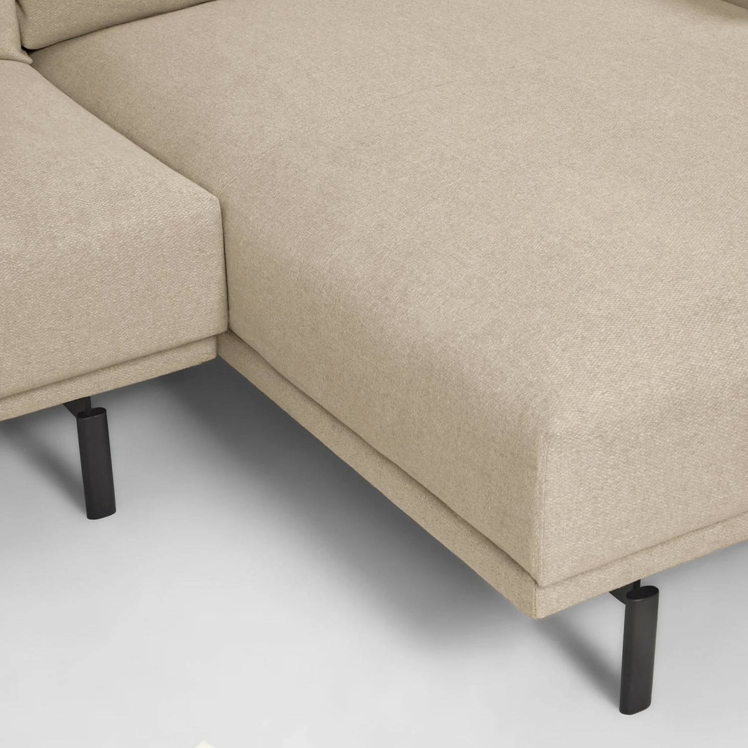 Loftscape Ecksofa Norfolk - Chenille Gratia: Beige - Longchair davorstehend rechts 11 Loftscape Ecksofa Norfolk - Chenille Gratia: Beige - Longchair davorstehend rechts – Bild 11
