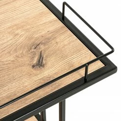 Loftscape Beistelltisch Kembs - Metall - Eiche Dekor / Schwarz -Wohnzimmermöbel boutique en ligne 1000300681 211015 10493400050 DETAILS P000000001000300681